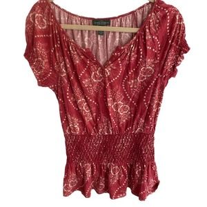 Lauren Jeans Co. Peasant Top